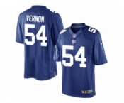 Men's Nike New York Giants #54 Olivier Vernon Limited Royal Blue Team Color NFL Jersey
