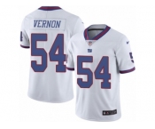Men's Nike New York Giants #54 Olivier Vernon Limited White Rush NFL Jersey