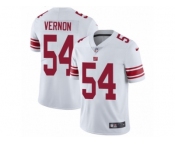 Men's Nike New York Giants #54 Olivier Vernon Vapor Untouchable Limited White NFL Jersey