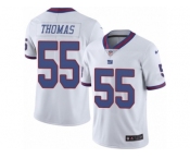 Men's Nike New York Giants #55 J.T. Thomas Limited White Rush NFL Jersey
