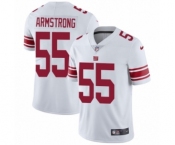 Men's Nike New York Giants #55 Ray-Ray Armstrong White Vapor Untouchable Limited Player NFL Jersey
