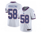 Men's Nike New York Giants #58 Owa Odighizuwa Limited White Rush NFL Jersey