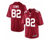 Men's Nike New York Giants #82 Roger Lewis Limited Red Alternate NFL Jersey