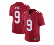 Men's Nike New York Giants #9 Brad Wing Vapor Untouchable Limited Red Alternate NFL Jersey