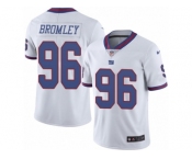 Men's Nike New York Giants #96 Jay Bromley Limited White Rush NFL Jersey