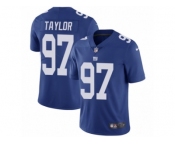 Men's Nike New York Giants #97 Devin Taylor Royal Blue Team Color Vapor Untouchable Limited Player NFL Jersey
