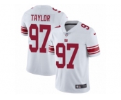 Men's Nike New York Giants #97 Devin Taylor White Vapor Untouchable Limited Player NFL Jersey