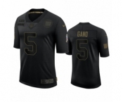 New York Giants #5 Graham Gano Black 2020 Salute to Service Limited Jersey