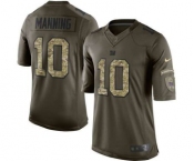 nike nfl jerseys new york giants #10 eli manning army green[nike Limited Salute To Service]