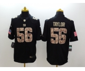 nike nfl jerseys new york giants #56 taylor black[salute to service limited]