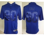 nike nfl jerseys new york giants #80 victor cruz blue[drenched limited]