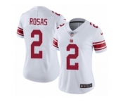 Women Nike New York Giants #2 Aldrick Rosas White Vapor Untouchable Limited Player NFL Jersey