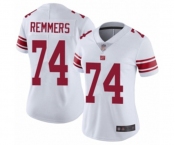 Women's New York Giants #74 Mike Remmers White Vapor Untouchable Limited Player Football Jersey