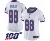 Women's New York Giants #88 Evan Engram Limited White Rush Vapor Untouchable 100th Season Football Jersey