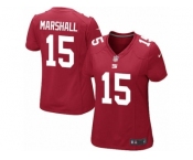 Women's Nike New York Giants #15 Brandon Marshall Limited Red Alternate NFL Jersey