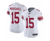 Women's Nike New York Giants #15 Brandon Marshall Vapor Untouchable Limited White NFL Jersey