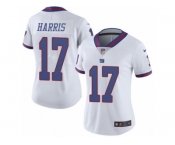 Women's Nike New York Giants #17 Dwayne Harris Limited White Rush NFL Jersey