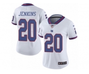 Women's Nike New York Giants #20 Janoris Jenkins Limited White Rush NFL Jersey