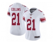 Women's Nike New York Giants #21 Landon Collins Vapor Untouchable Limited White NFL Jersey