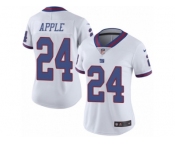 Women's Nike New York Giants #24 Eli Apple Limited White Rush NFL Jersey