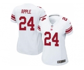 Women's Nike New York Giants #24 Eli Apple White Stitched NFL Elite Jersey