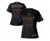 Women's Nike New York Giants #27 Darian Thompson Game Black Fashion NFL Jersey Women's Nike New York Giants #27 Darian Thompson Game Black Fashion NFL Jersey