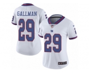 Women's Nike New York Giants #29 Wayne Gallman Limited White Rush NFL Jersey Women's Nike New York Giants #29 Wayne Gallman Limited White Rush NFL Jersey