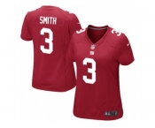 Women's Nike New York Giants #3 Geno Smith Limited Red Alternate NFL Jersey