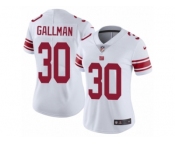 Women's Nike New York Giants #30 Wayne Gallman Vapor Untouchable Limited White NFL Jersey