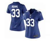 Women's Nike New York Giants #33 Andrew Adams Limited Royal Blue Team Color NFL Jersey Women's Nike New York Giants #33 Andrew Adams Limited Royal Blue Team Color NFL Jersey