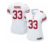 Women's Nike New York Giants #33 Andrew Adams Limited White NFL Jersey Women's Nike New York Giants #33 Andrew Adams Limited White NFL Jersey