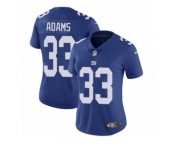 Women's Nike New York Giants #33 Andrew Adams Vapor Untouchable Limited Royal Blue Team Color NFL Jersey