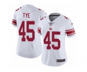 Women's Nike New York Giants #45 Will Tye Vapor Untouchable Limited White NFL Jersey Women's Nike New York Giants #45 Will Tye Vapor Untouchable Limited White NFL Jersey