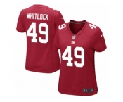 Women's Nike New York Giants #49 Nikita Whitlock Limited Red Alternate NFL Jersey
