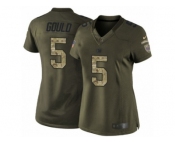 Women's Nike New York Giants #5 Robbie Gould Limited Green Salute to Service NFL Jersey Women's Nike New York Giants #5 Robbie Gould Limited Green Salute to Service NFL Jersey