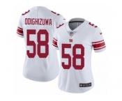 Women's Nike New York Giants #58 Owa Odighizuwa Vapor Untouchable Limited White NFL Jersey