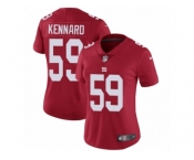 Women's Nike New York Giants #59 Devon Kennard Vapor Untouchable Limited Red Alternate NFL Jersey