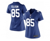 Women's Nike New York Giants #85 Rhett Ellison Limited Royal Blue Team Color NFL Jersey