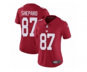 Women's Nike New York Giants #87 Sterling Shepard Vapor Untouchable Limited Red Alternate NFL Jersey