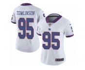 Women's Nike New York Giants #95 Dalvin Tomlinson Limited White Rush NFL Jersey