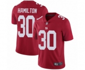Youth New York Giants #30 Antonio Hamilton Red Limited Red Inverted Legend Football Jersey