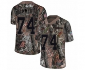 Youth New York Giants #74 Mike Remmers Limited Camo Rush Realtree Football Jersey