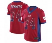 Youth New York Giants #74 Mike Remmers Limited Red Rush Drift Fashion Football Jersey