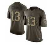 Youth Nike New York Giants #13 Odell Beckham Jr Green Salute to Service Jerseys