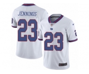 Youth Nike New York Giants #23 Rashad Jennings Limited White Rush NFL Jersey