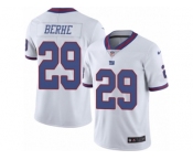 Youth Nike New York Giants #29 Nat Berhe Limited White Rush NFL Jersey
