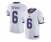 Youth Nike New York Giants #6 Logan Thomas Limited White Rush NFL Jersey