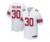 Youth ike New York Giants #30 Wayne Gallman Game White NFL Jersey