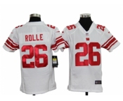 nike youth nfl jerseys new york giants #26 rolle white[nike]
