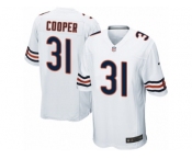 Men Nike Chicago Bears #31 Marcus Cooper Game White NFL Jersey